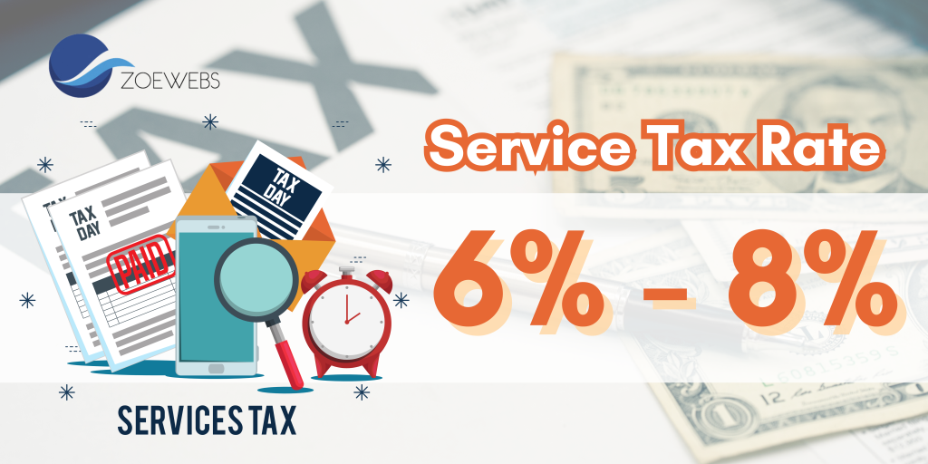 Important Announcement: Changes in Service Tax Rate and Implications for Zoewebs Customers